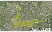 Satellite 3D Map of Abakalik, semi-desaturated