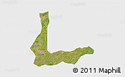 Satellite 3D Map of Abakalik, single color outside