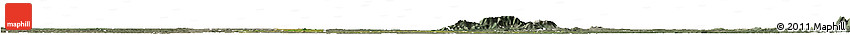 Satellite Horizon Map of Abakalik, semi-desaturated