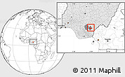 Blank Location Map of Abakalik, highlighted country, highlighted parent region
