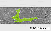 Physical Panoramic Map of Abakalik, desaturated