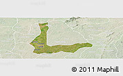 Satellite Panoramic Map of Abakalik, lighten