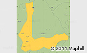 Savanna Style Simple Map of Abakalik