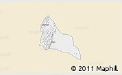 Classic Style 3D Map of Awgu, single color outside