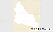 Classic Style Simple Map of Awgu, single color outside