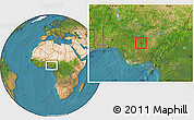 Satellite Location Map of Igbo-Eze