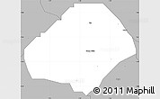 Gray Simple Map of Igbo-Eze