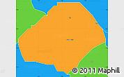 Political Simple Map of Igbo-Eze
