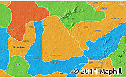 Political 3D Map of Izzi