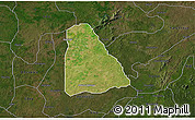 Satellite 3D Map of Izzi, darken