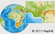 Physical Location Map of Izzi