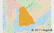 Political Map of Izzi, lighten
