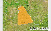 Political Map of Izzi, satellite outside