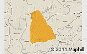 Political Map of Izzi, shaded relief outside