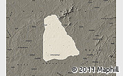 Shaded Relief Map of Izzi, darken