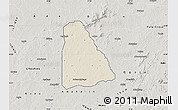 Shaded Relief Map of Izzi, semi-desaturated