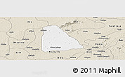 Classic Style Panoramic Map of Izzi