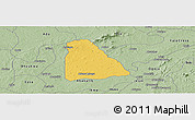 Savanna Style Panoramic Map of Izzi