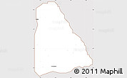 Classic Style Simple Map of Izzi, cropped outside