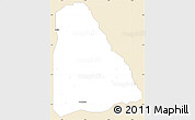 Classic Style Simple Map of Izzi, single color outside