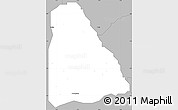 Gray Simple Map of Izzi