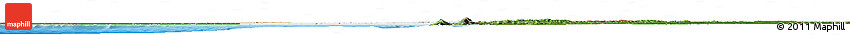 Flag Horizon Map of Nigeria, satellite outside, bathymetry sea, flag centered