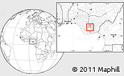 Blank Location Map of Isu