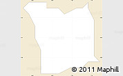 Classic Style Simple Map of Isu, single color outside