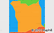Political Simple Map of Isu