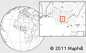 Blank Location Map of Okigwe