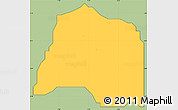 Savanna Style Simple Map of Okigwe, cropped outside