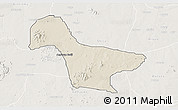 Shaded Relief 3D Map of Gwaram, lighten