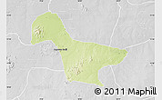 Physical Map of Gwaram, lighten, desaturated