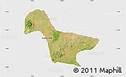 Satellite Map of Gwaram, single color outside