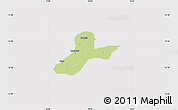 Physical Map of Hadejia, cropped outside