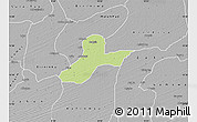 Physical Map of Hadejia, desaturated