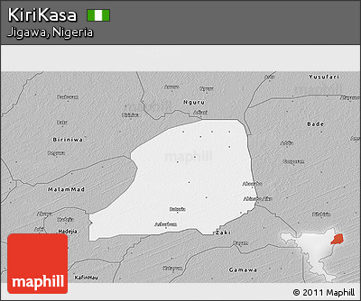 Gray 3D Map of KiriKasa