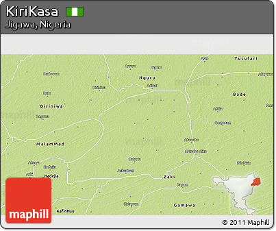 Physical 3D Map of KiriKasa