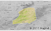 Satellite 3D Map of KiriKasa, desaturated