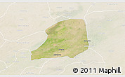 Satellite 3D Map of KiriKasa, lighten