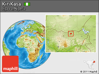 Physical Location Map of KiriKasa