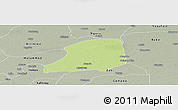 Physical Panoramic Map of KiriKasa, semi-desaturated