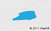 Political Panoramic Map of KiriKasa, cropped outside
