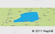 Political Panoramic Map of KiriKasa, physical outside