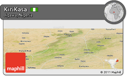 Satellite Panoramic Map of KiriKasa