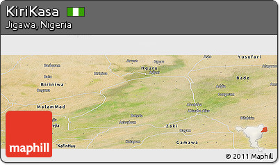Satellite Panoramic Map of KiriKasa