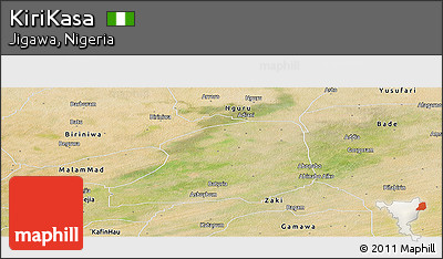 Satellite Panoramic Map of KiriKasa