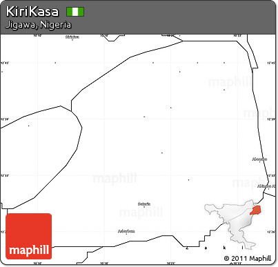Blank Simple Map of KiriKasa