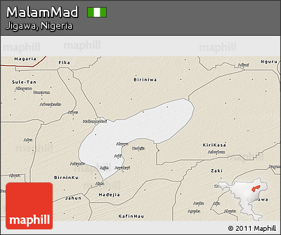 Classic Style 3D Map of MalamMad