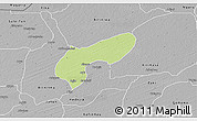 Physical 3D Map of MalamMad, desaturated